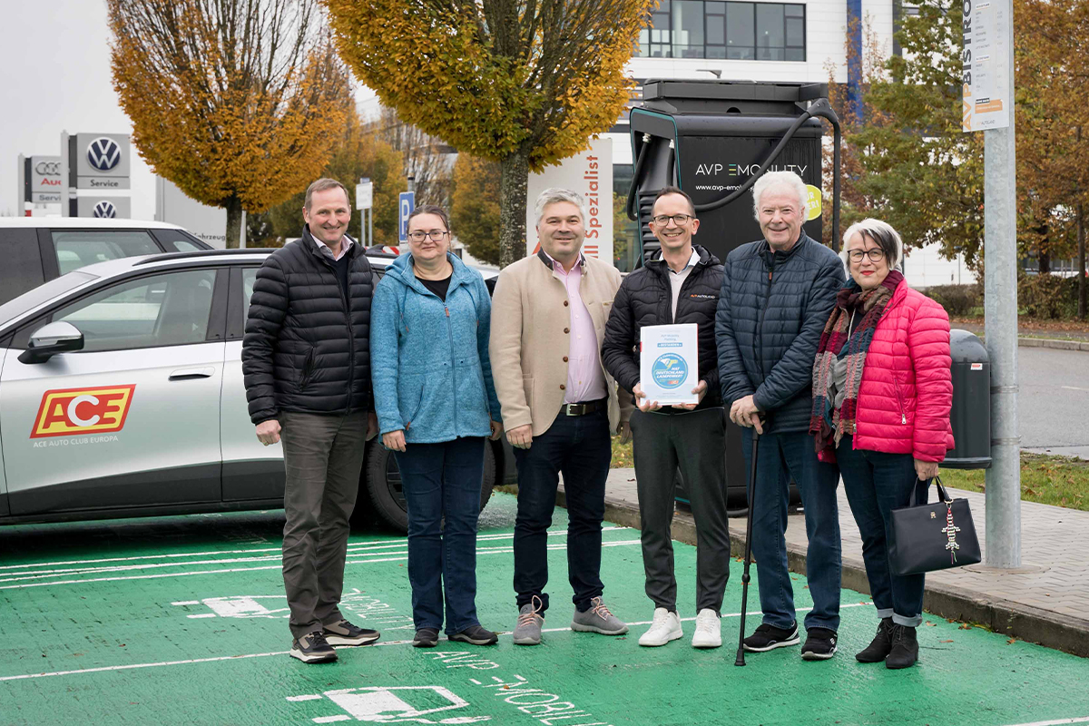 AVP AUTOLAND | Auszeichnung Schnellladepark 