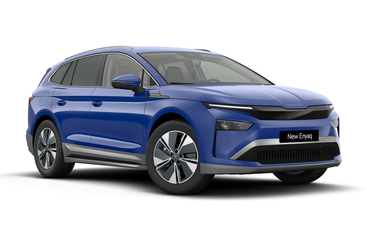 AVP AUTOLAND | Škoda Enyaq in Blau